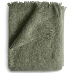 Throws | Evangeline Linens Mohair Throw Moss