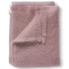 Throws | Evangeline Linens Mohair Throw Rouge