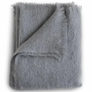 Throws | Evangeline Linens Mohair Throw Dawn