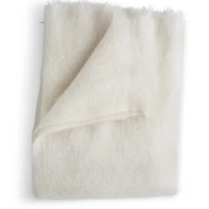 Throws | Evangeline Linens Mohair Throw Pearl