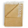 Throws | Evangeline Merino Herringbone Throw Honey