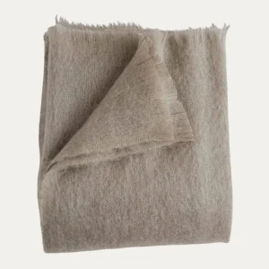 Throws | Evangeline Mohair Throw Ash