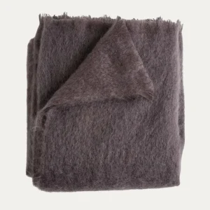 Throws | Evangeline Mohair Throw Amethyst