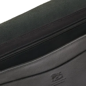 Bags | Il Bisonte Fausta Medium Crossbody Black with Brass Hardware