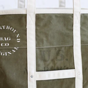 Bags | Forestbound 1940's Era Reclaimed Canvas Market Tote
