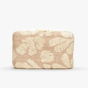 Bags | Thistle Hill Frances Straw Clutch