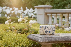 Bags | Thistle Hill Hana Blue Clutch