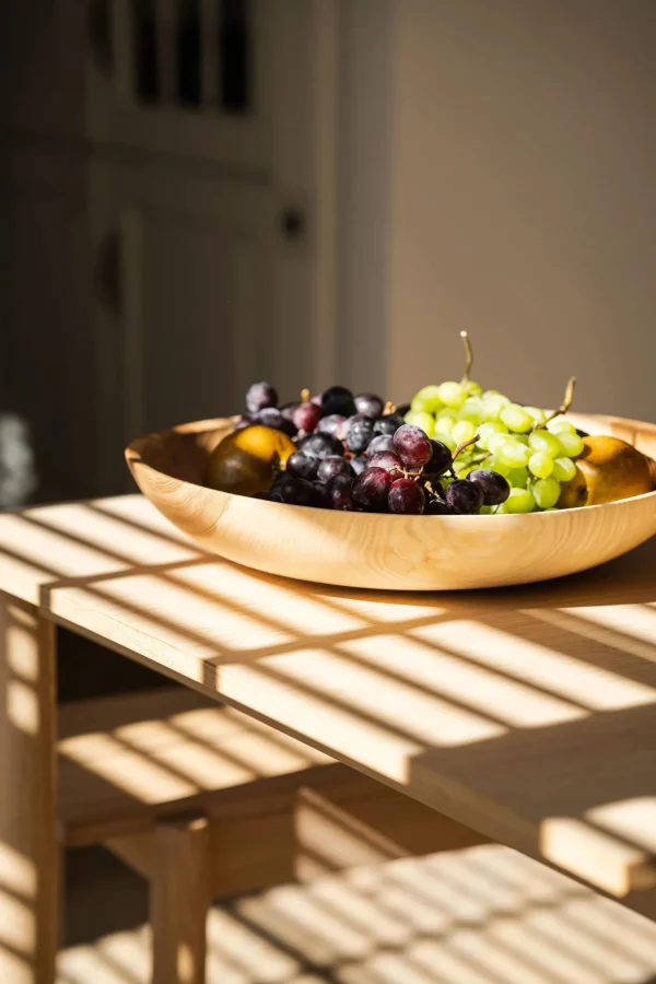 Home Decor | Pillows | Thistle Hill Hand Carved Shallow Ash Bowl