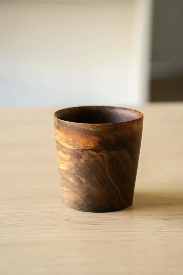 Home Decor | Pillows | Thistle Hill Hand Carved Walnut Cup