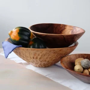 Tabletop | Sobremesa Hand Carved Wooden Large Salad Bowl