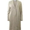 Outerwear | Harris Wharf London Overcoat Pressed Wool & Silk Grey