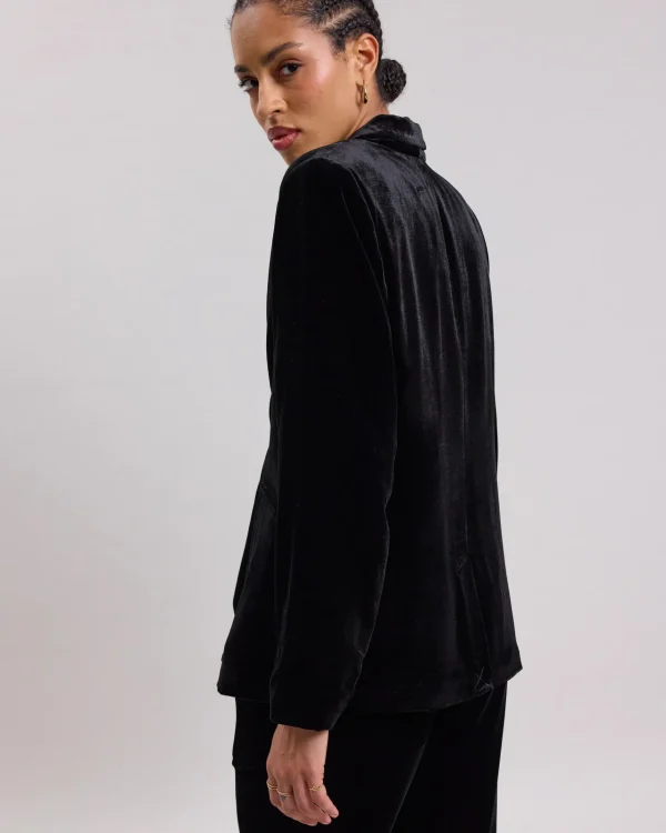 Outerwear | Hartford Vekma Velvet Jacket Black