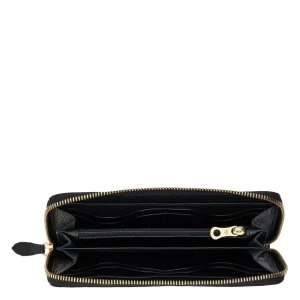 Wallets | Il Bisonte Ametista Zip Around Wallet Black
