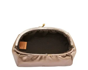 Bags | Il Bisonte Case Clutch Bag Metallic Bronze