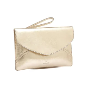 Wallets | Bags | Il Bisonte Clutch Esperia Platino Brass Hardware