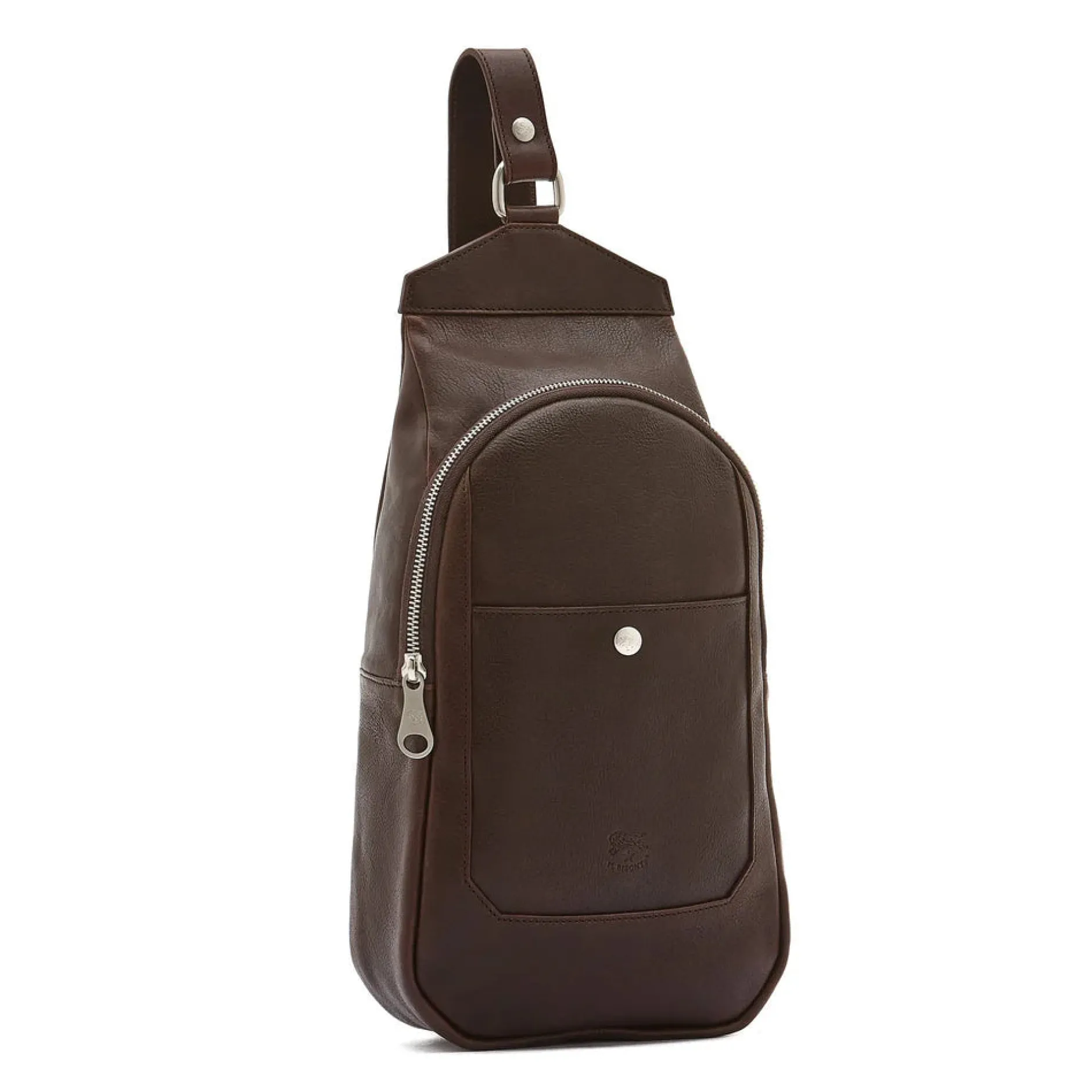 il_bisonte_cosimo_one_str_0.webp Bags | Il Bisonte Cosimo One Strap Backpack in Vintage Leather in Caffe