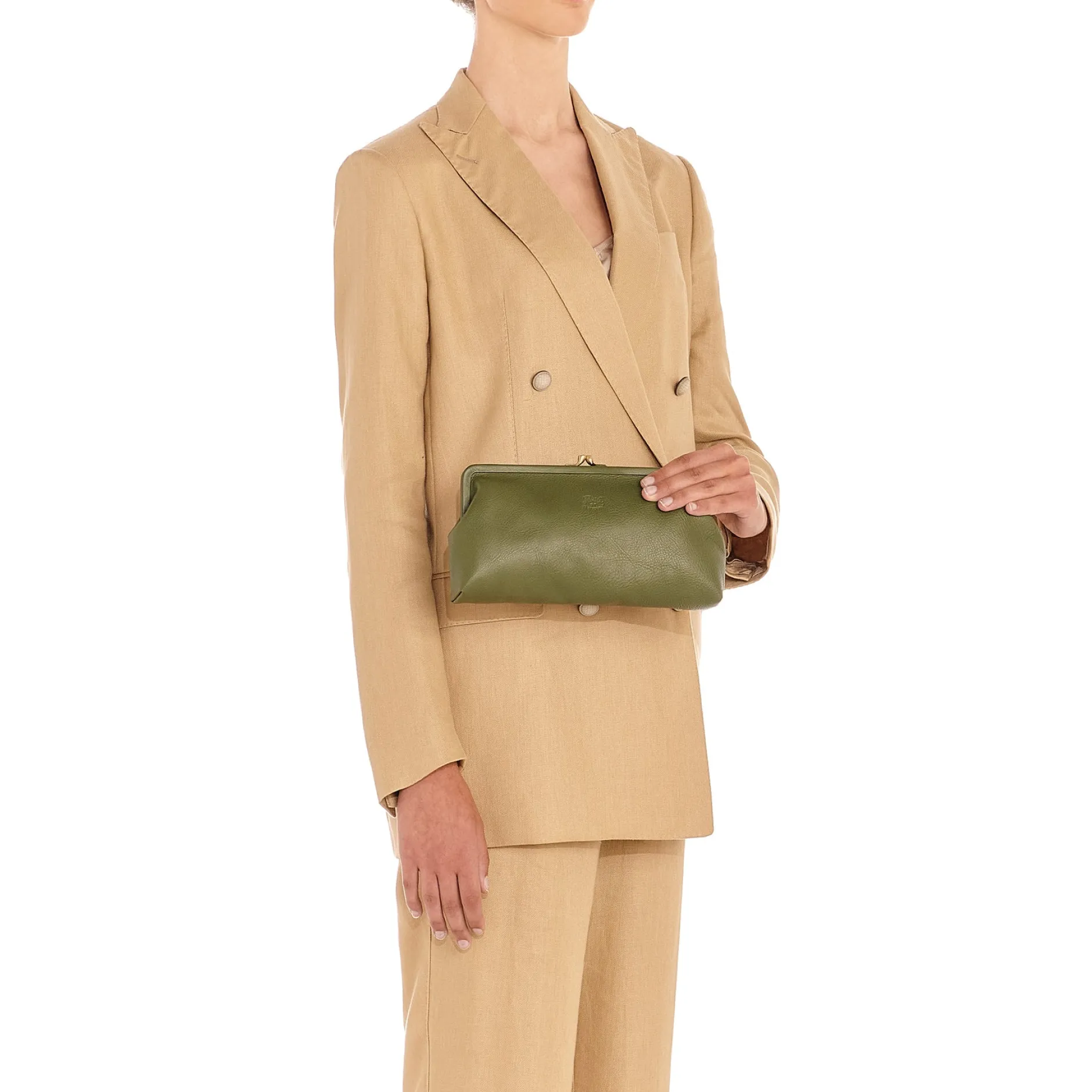 il_bisonte_manuela_clutch_1-2.webp Bags | Il Bisonte Manuela Clutch Bag Cypress