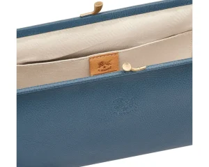 Bags | Il Bisonte Manuela Clutch Bag Blue Denim