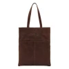 Bags | Il Bisonte Oriuolo Tote Bag Vintage Leather Coffee