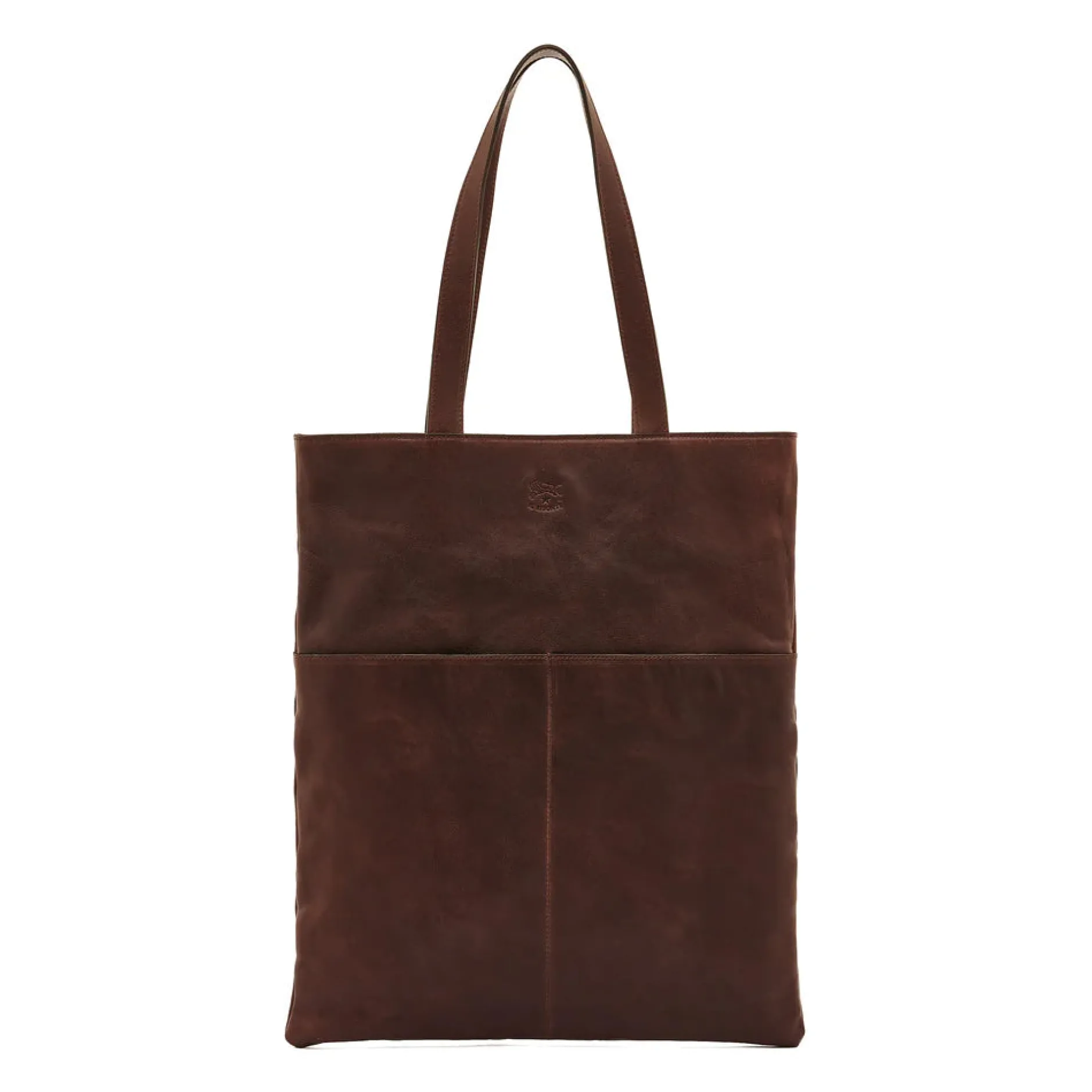 il_bisonte_oriuolo_tote_b_0.webp Bags | Il Bisonte Oriuolo Tote Bag Vintage Leather Coffee