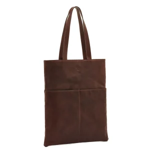 Bags | Il Bisonte Oriuolo Tote Bag Vintage Leather Coffee