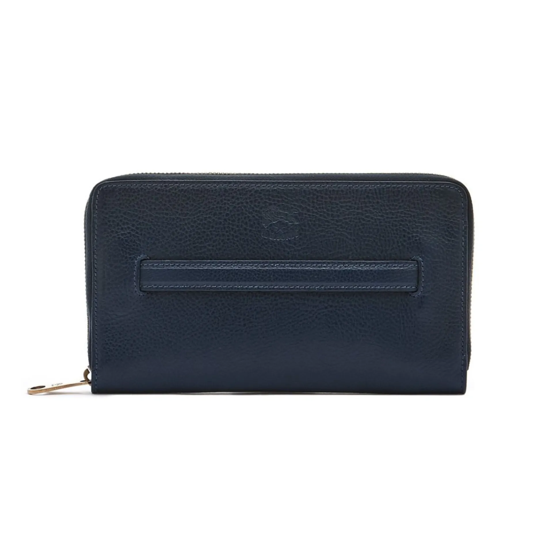 il_bisonte_salina_zip_aro_0.webp Wallets | Il Bisonte Salina Zip Around Wallet Blue