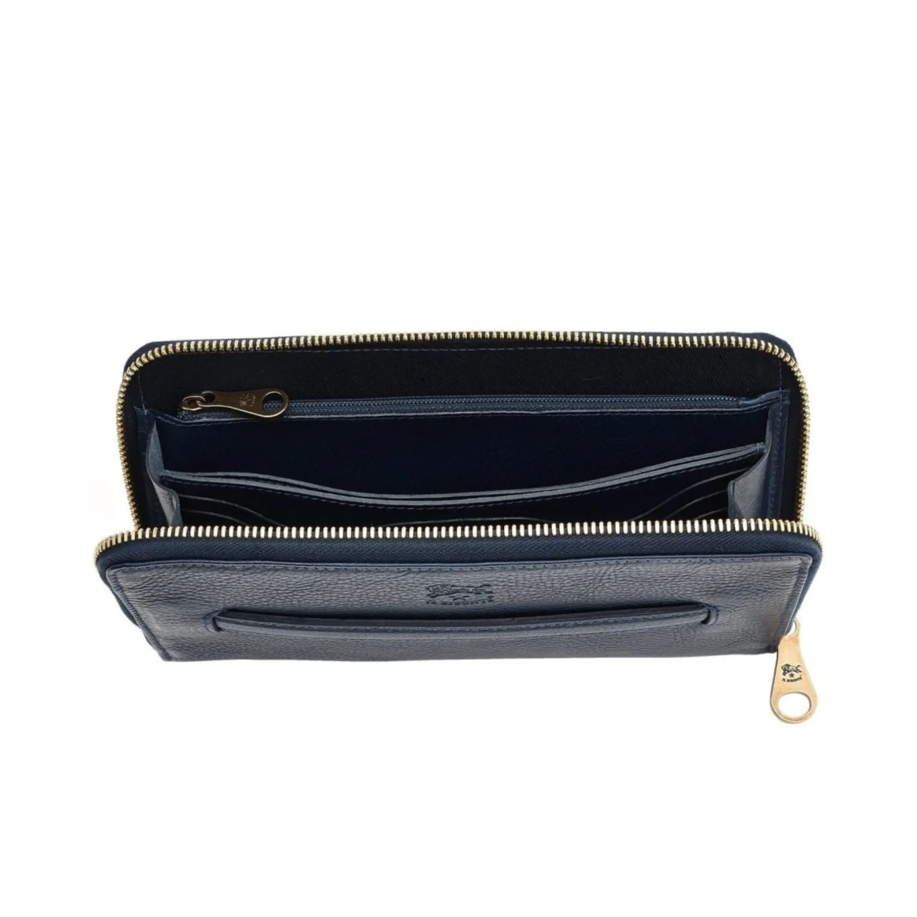 il_bisonte_salina_zip_aro_1.webp Wallets | Il Bisonte Salina Zip Around Wallet Blue