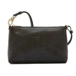 Bags | Il Bisonte Shoulder Salina Black Brass Hardware