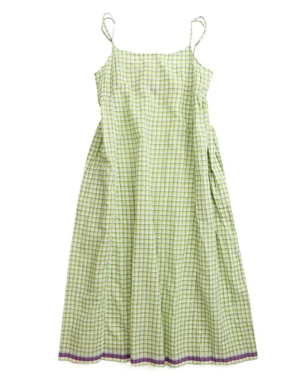 Dresses | Injiri Jodhpur Ladies Slip Dress Green + Purple Check