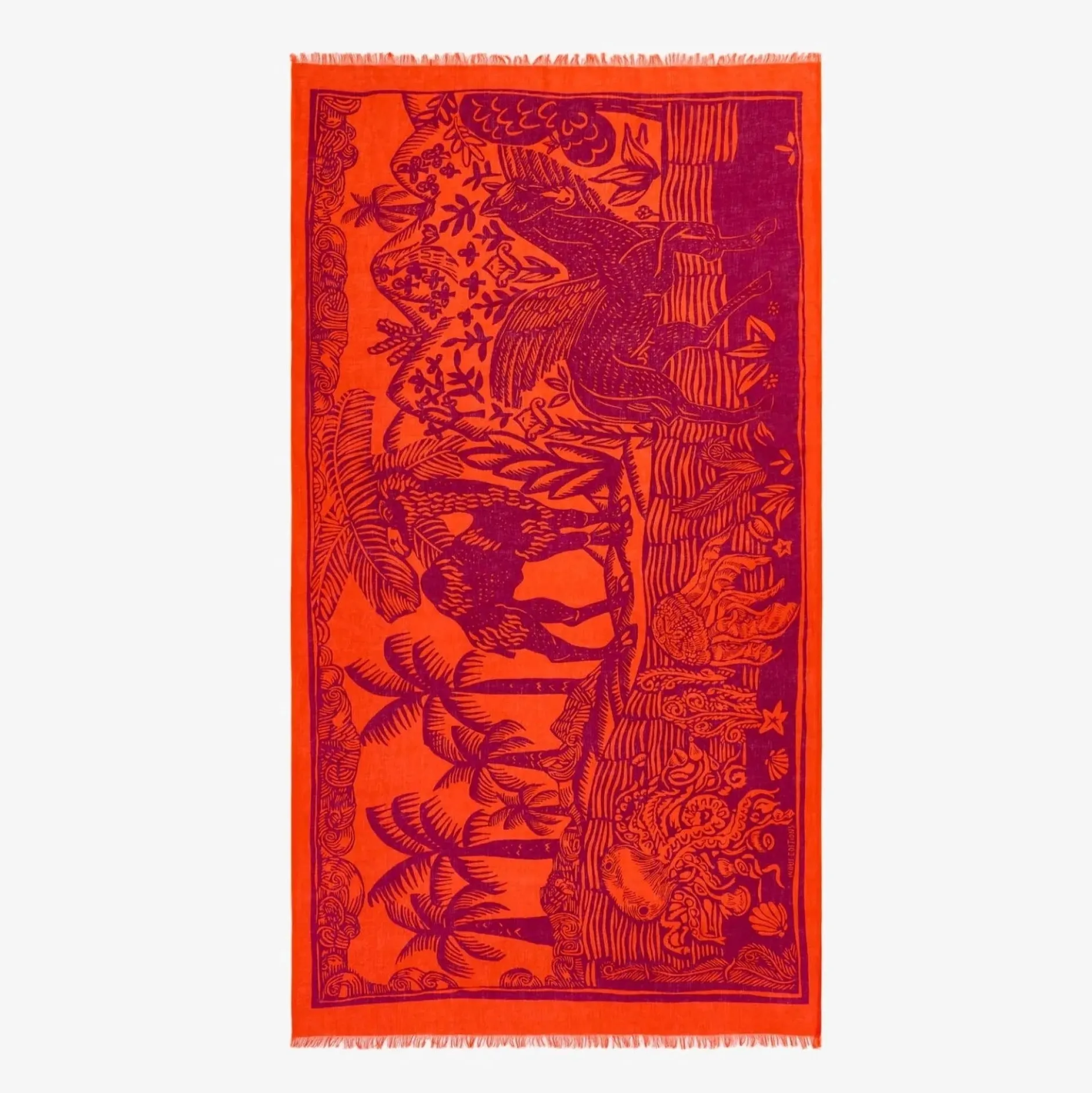 inoui_editions_scarf__duf_0-1.webp Scarves | Inoui Editions Scarf 100 Dufy Pink