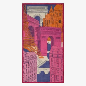 Scarves | Inoui Editions Scarf 100 Paris Fuchsia