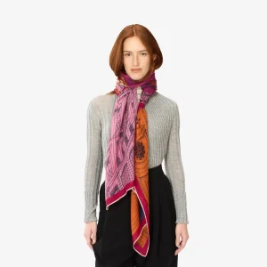 Scarves | Inoui Editions Scarf 100 Paris Fuchsia