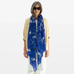 Scarves | Inoui Editions Scarf 100 Reverie Blue