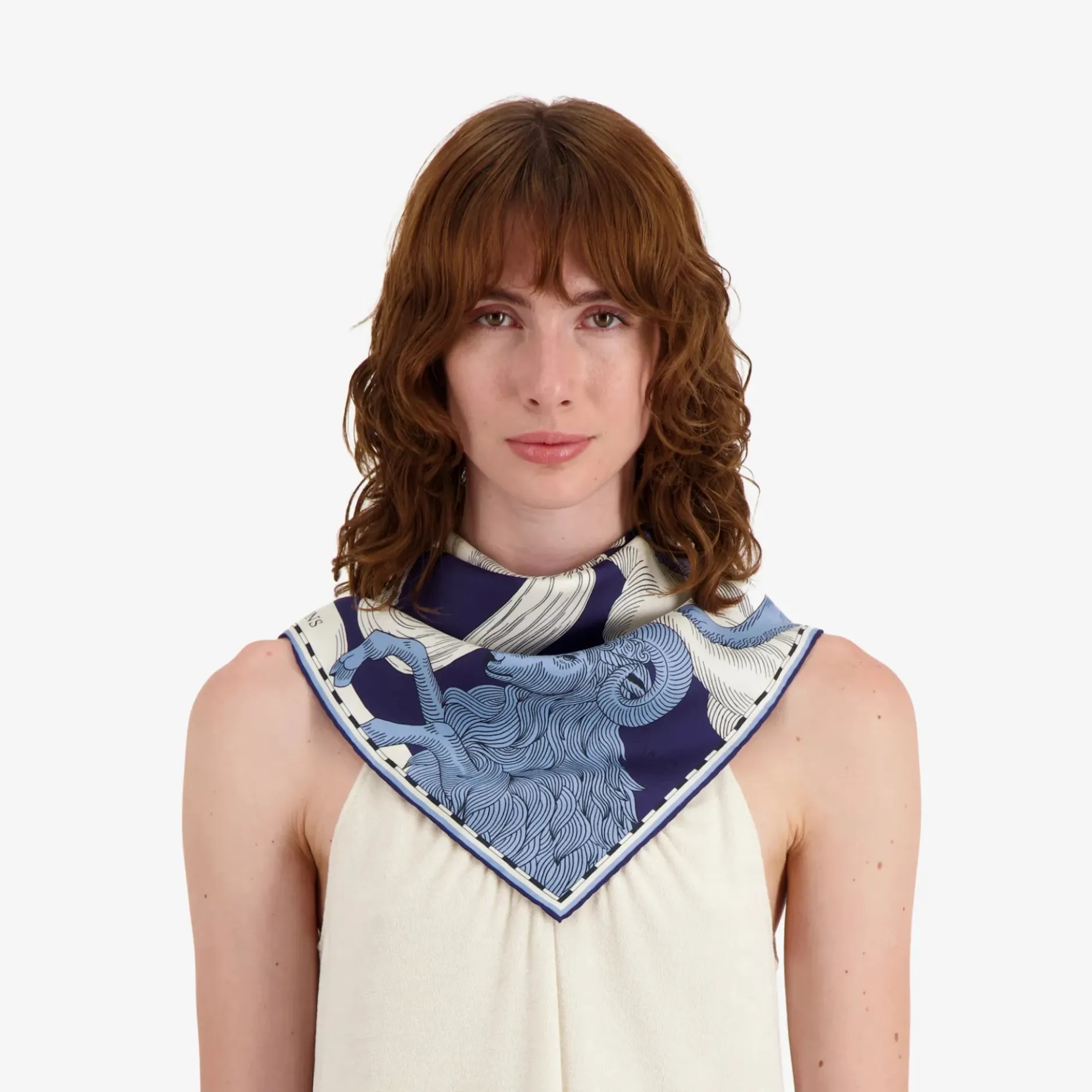 inoui_editions_square__as_1-3.webp Scarves | Inoui Editions Square 65 Astro Aquarius Blue