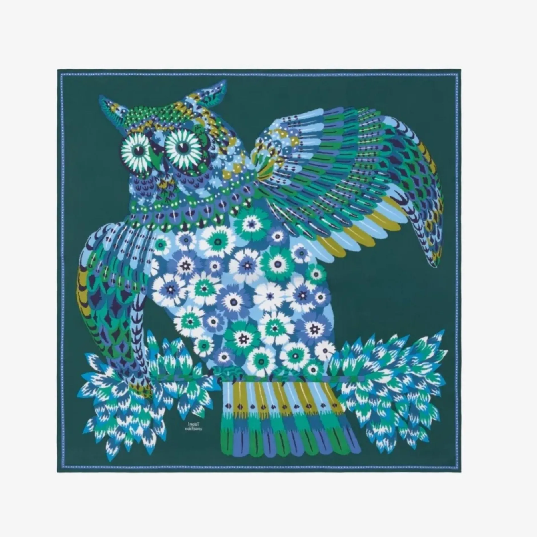 inoui_editions_square__hu_0.webp Scarves | Inoui Editions Square 65 Hulule Emerald