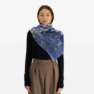 Scarves | Inoui Editions Square 100 Reve Blue