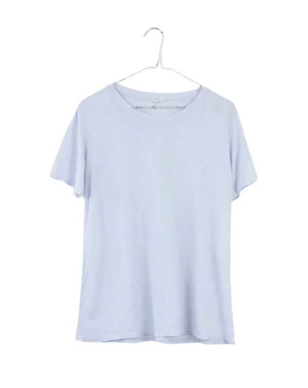 Tanks + Tees | It is Well L.A. Everyday Short Sleeve Crewneck Ice Blue