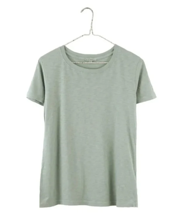 Tanks + Tees | It is Well L.A. Everyday Short Sleeve Crewneck Sage Green