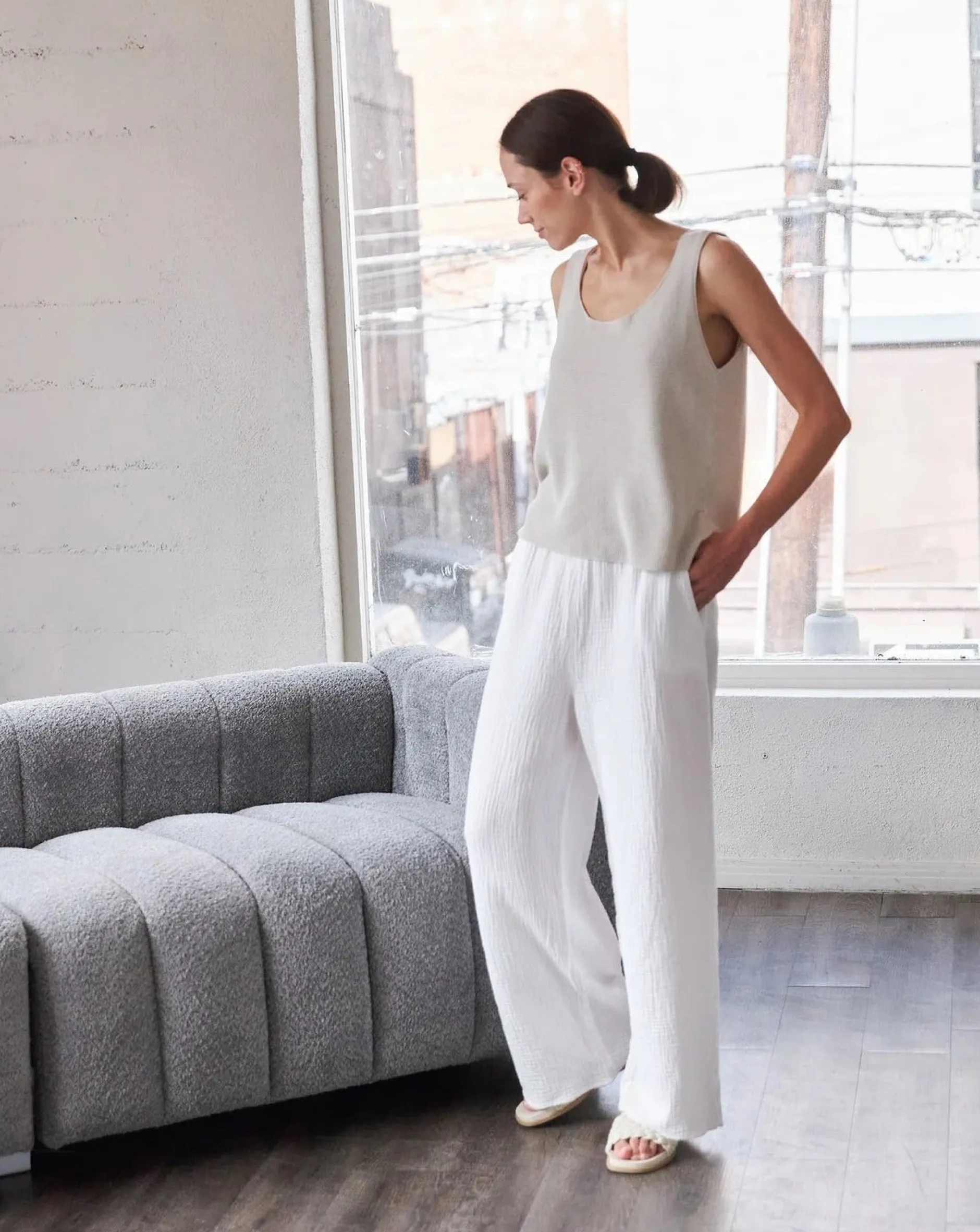 it_is_well_la_full_gauze__0.webp Pants | It is Well L.A. Full Gauze Pants Salt