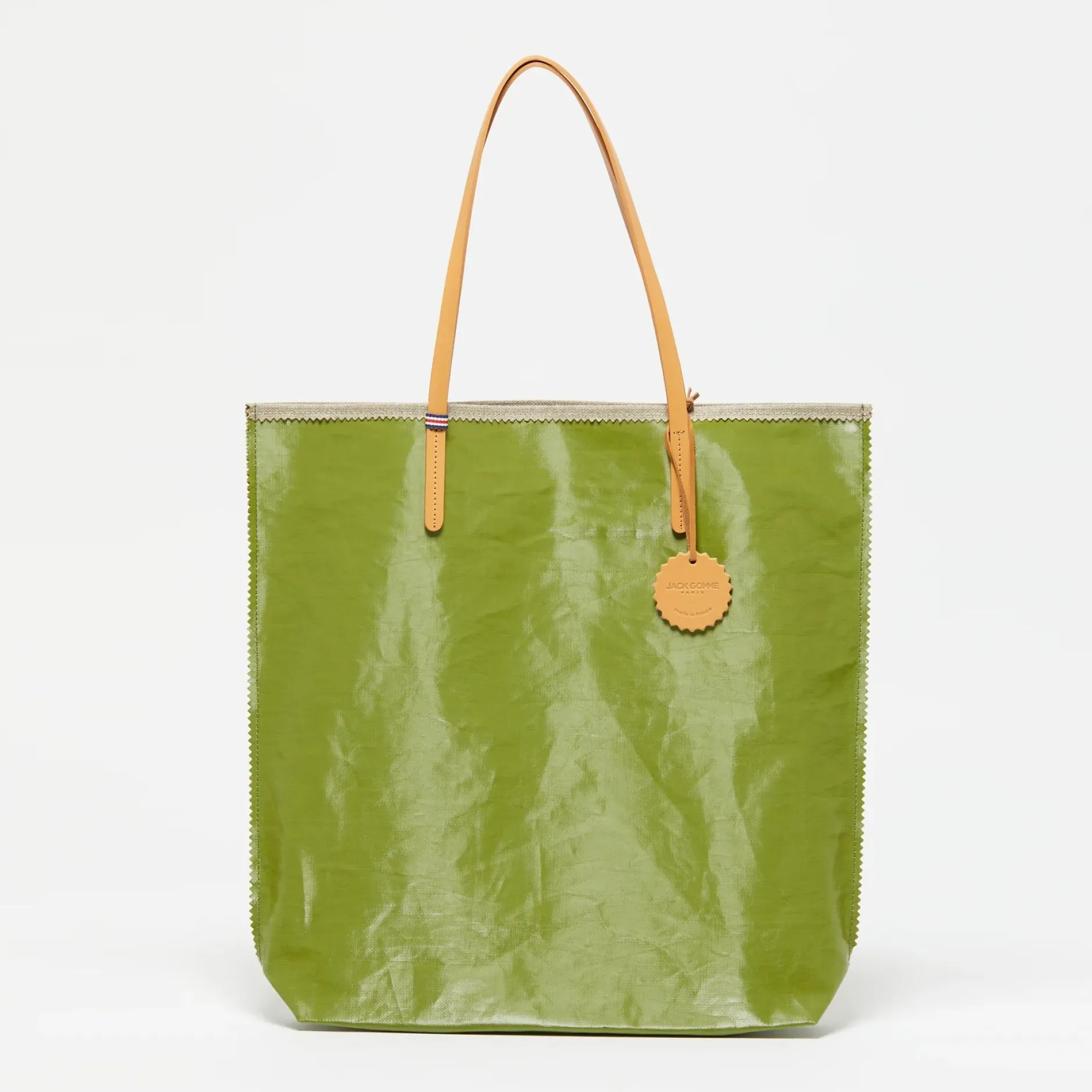 jack_gomme_paris_amie_lin_0-1.webp Bags | Jack Gomme Paris Amie Linen Shopping Bag Green