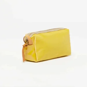 Bags | Jack Gomme Paris Blush Linen Pouch Yellow