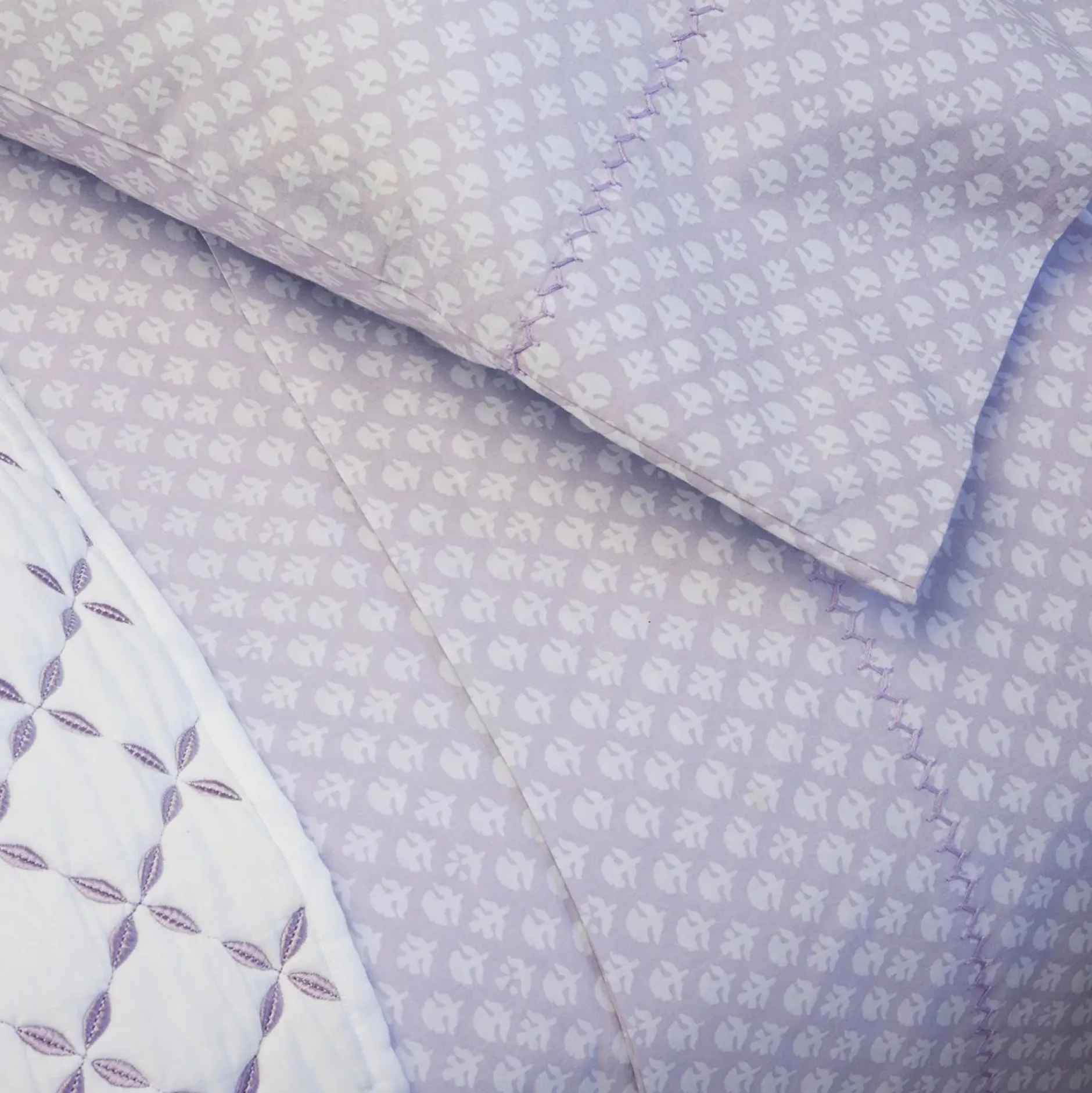 john_robshaw_bindi_lavend_1.webp Sheets | John Robshaw Bindi Lavendar Organic Sheet Set