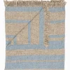 Throws | John Robshaw Ekram Light Indigo Throw