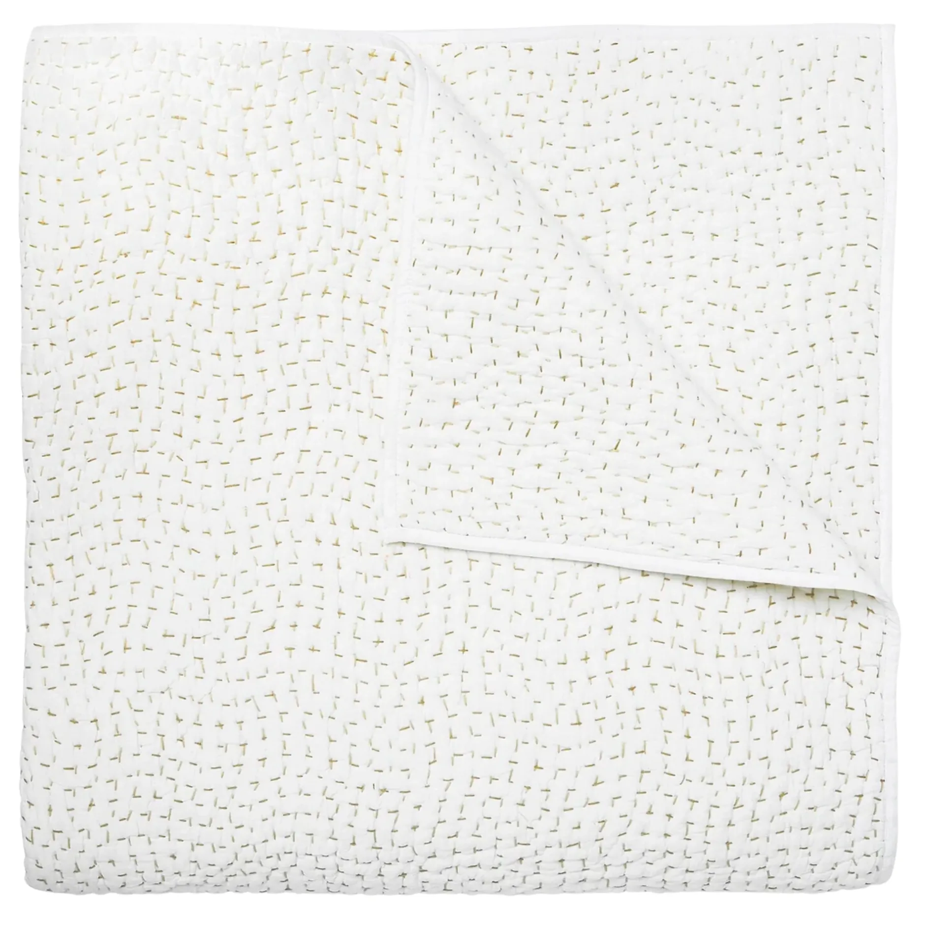 john_robshaw_hand_stitche_0-3.webp Quilts + Coverlets | John Robshaw Hand Stitched Coverlet Sand