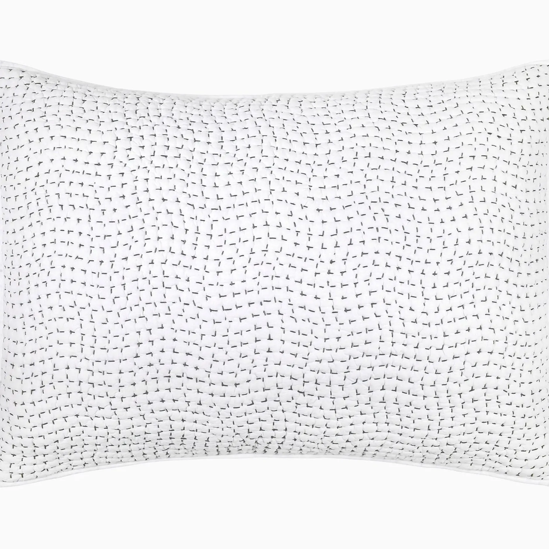 john_robshaw_hand_stitche_2-3.webp Quilts + Coverlets | John Robshaw Hand Stitched Coverlet Gray