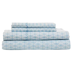 Sheets | John Robshaw Kama Light Indigo Sheet Set