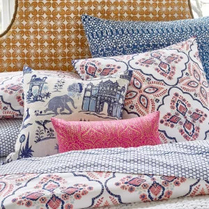 Sheets | John Robshaw Kesar Indigo Sheet Set
