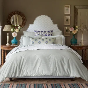 Pillows | John Robshaw Lucy Azure Bolster