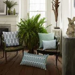 Pillows | John Robshaw Riya Sage Bolster