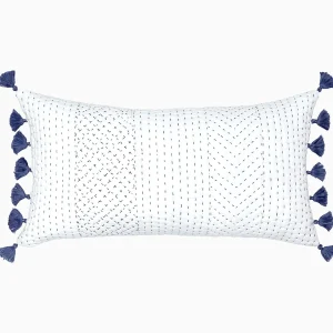 Pillows | John Robshaw Sahati Bolsters Indigo